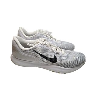 Nike Flex White Black Cross Training Sneakers 9.5